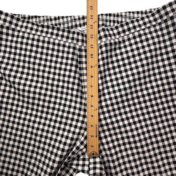 Isaac Mizrahi Live Womens Plus 24W Gingham Stretch Elastic Waist Pull-On Pants - Picture 11 of 16